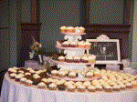 "CUP" cake table